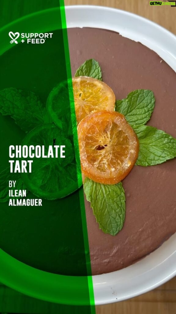 Ilean Almaguer Instagram - You don’t have to give up the things you love when eating plant-based!! If you love chocolate, you can still enjoy it😊 Did you know that dark chocolate is not only super tasty, but it also has a variety of health benefits?🤯 Dark chocolate is packed with antioxidants such as flavonoids which help to protect cells from damage caused by free radicals. Some studies even suggest that it may improve heart health, reduce blood pressure, and improve brain function🧠🧬 Try this 6 ingredient Chocolate Tart recipe by one of our awesome Recipe Creators, and Certified Nutritionist @ileanao 🍫🍊🍰 (you won’t regret it) Ingredients: 1 cup oats 1 cup walnuts 10oz plant-based chocolate chips (Ilean used dark chocolate) 1 orange zest 2 cups pitted dates 2 cans coconut cream Instructions: 1.Add a cup of oats, walnuts and the two cups of pitted dates to the food processor. 2. Blend until processed but slightly chunky. 3. Spread the mix into a tart dish covered in wax paper and press it firmly into the base and sides. 4. In a pot, add the coconut cream and orange zest, simmer it for about 10 minutes. 5. Turn off the stove. 6. Add chocolate chips to the hot coconut cream and whisk it until the chocolate is melted. 7. Chill the “ganache” for a little bit and pour it on the tart crust. 8. Chill the tart in the fridge for 5-6 hours. 9. Decorate with some oranges, and mint (or with whatever fruits you have!) #darkchocolatecake #plantbased #healthydessertrecipes