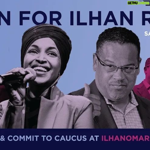 Ilhan Omar Instagram - I hope you will join me, Attorney General Keith Ellison, and our community for a Get Out the Caucus Rally this Saturday, February 24th at 12:30pm at Sabathani. Make calls, pick up precinct captain information and materials, or learn more about precinct caucuses afterwards. More information at www.mobilize.us/ilhanomar