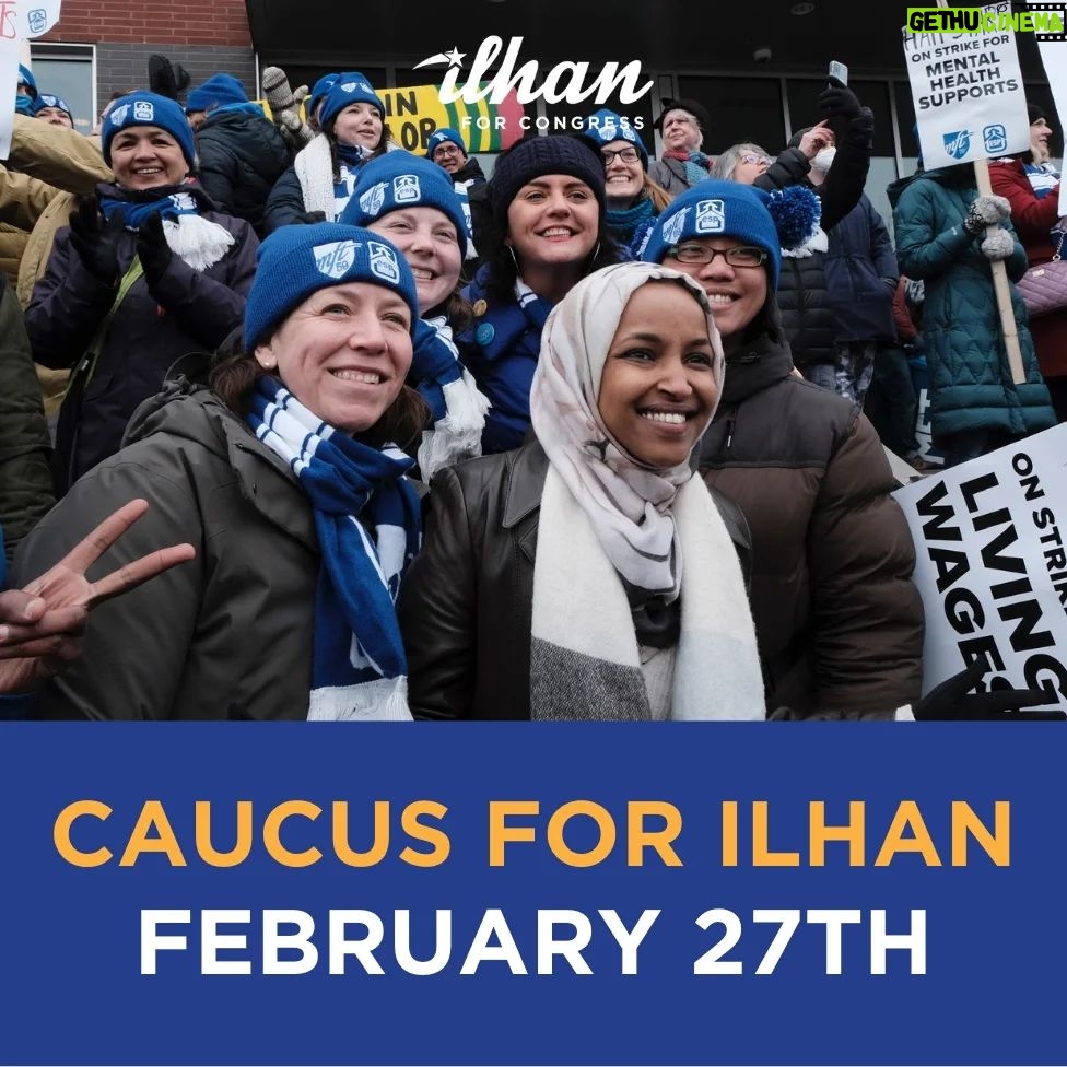 Ilhan Omar Instagram - Join Team Ilhan on caucus night! The precinct caucus and convention process is a fun way to meet your neighbors, a key way for you to make your voice heard, and critical to winning on our values! Here’s how you can do it: → Register with our team to get looped in at https://ilhanomar.com/caucus/ → Attend your Precinct Caucus on February 27 at 7:00pm. → Share with your neighbors why you are supporting Ilhan as a Precinct Captain. → Run to be a delegate to your Senate District Convention and eventually to your Congressional District Convention. If you are unable to attend your precinct caucus on February 27 but still would like to be a delegate, you can submit a non-attendee form to your DFL Senate District Chair by 5pm on Saturday (2/24). If you miss the DFL deadline on Saturday, please email us at caucus@ilhanomar.com to coordinate getting your non-attendee form delivered to your precinct. If you have any questions about the process, your precinct caucus location, submitting a non-attendee form, or anything else, email caucus@ilhanomar.com.