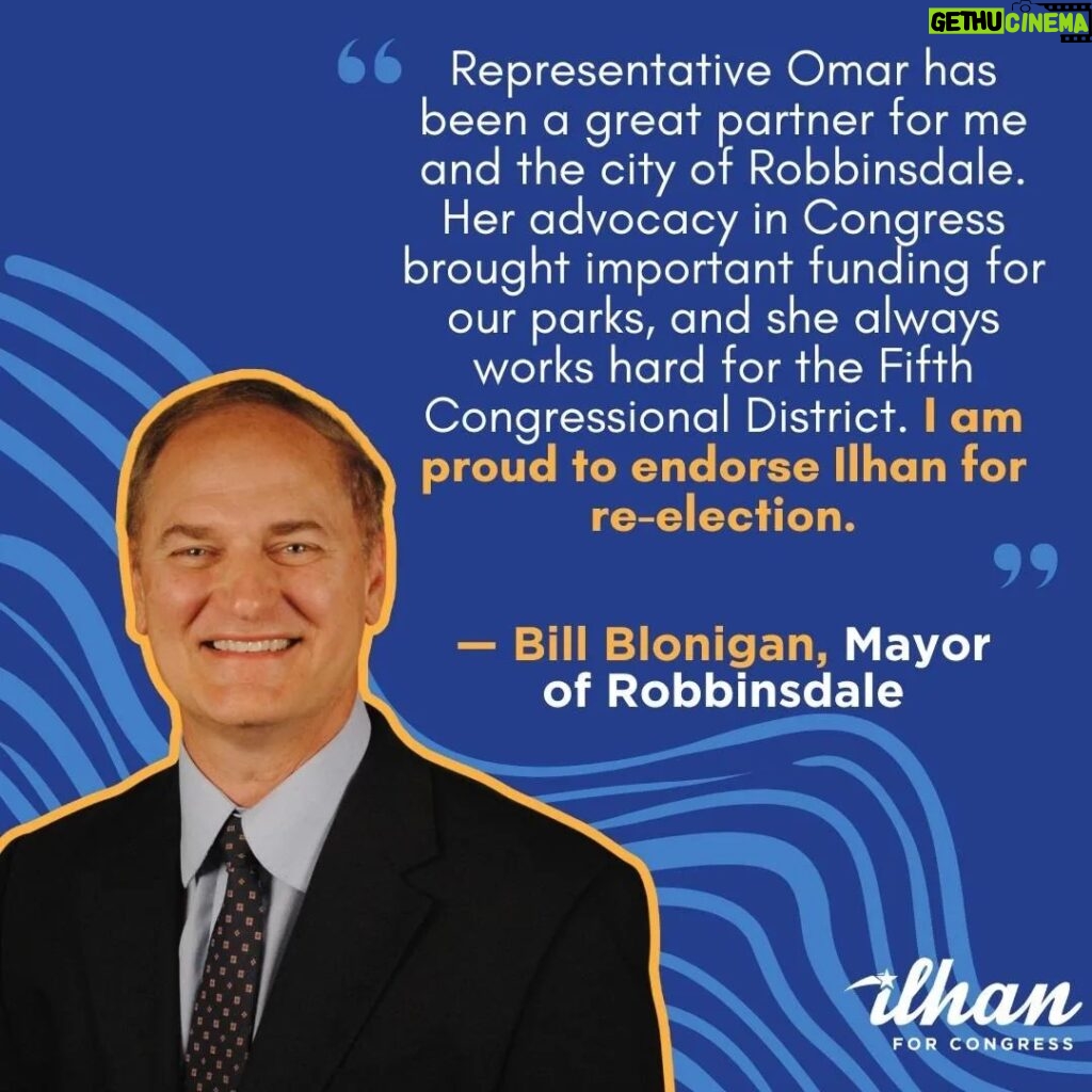 Ilhan Omar Instagram - I am deeply honored to receive the endorsements of seven of our mayors from every corner of Minnesota’s 5th Congressional District. Their support highlights our shared commitment to advancing policies that uplift our communities and bring transformative change to Minnesotans. I am proud to stand alongside these dedicated public servants as we work together to build a brighter future for every resident in our district.