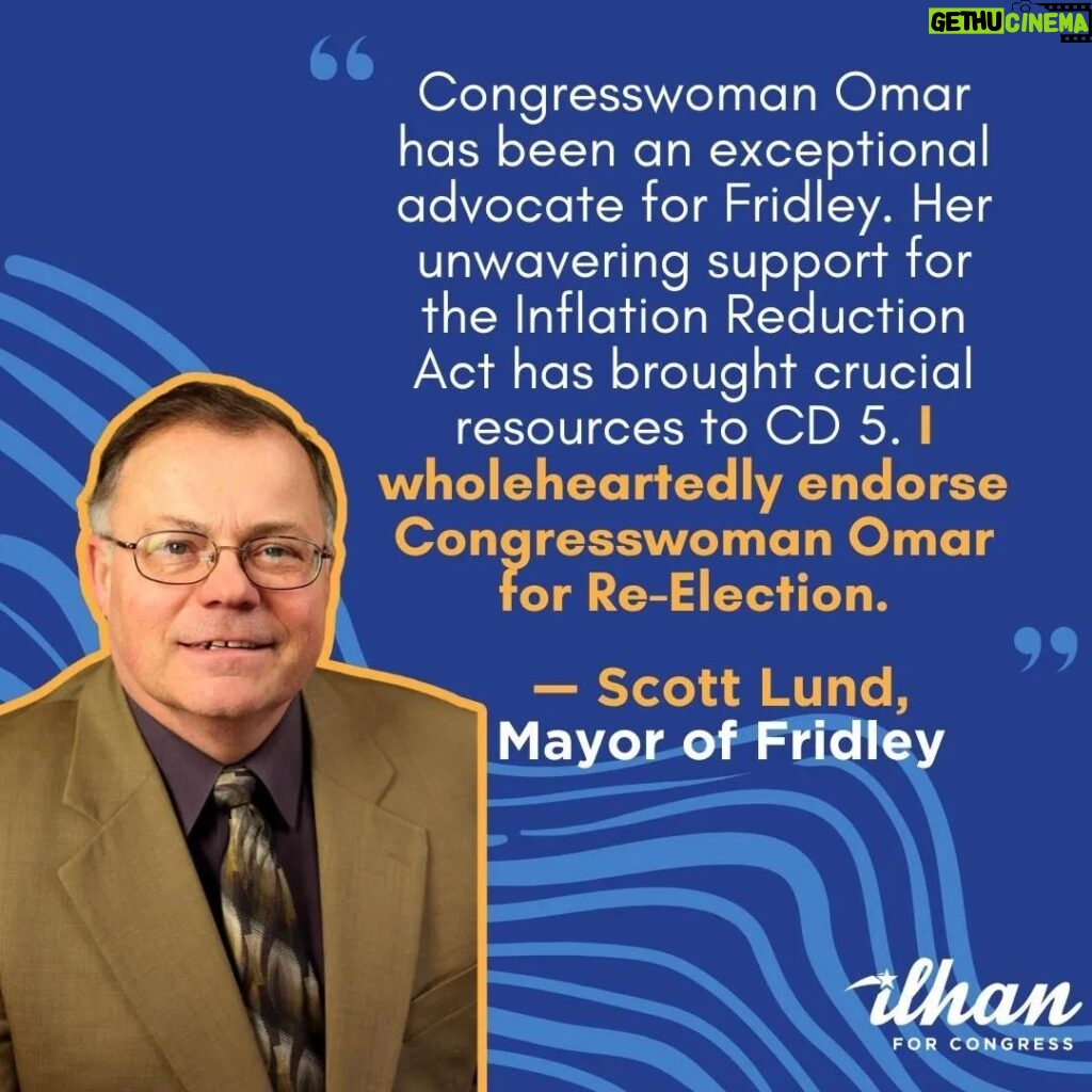 Ilhan Omar Instagram - I am deeply honored to receive the endorsements of seven of our mayors from every corner of Minnesota’s 5th Congressional District. Their support highlights our shared commitment to advancing policies that uplift our communities and bring transformative change to Minnesotans. I am proud to stand alongside these dedicated public servants as we work together to build a brighter future for every resident in our district.