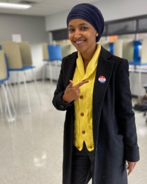 Ilhan Omar Instagram - I voted! Don’t forget to vote in local  elections here in Minnesota by next Tuesday. Find your polling place here: https://pollfinder.sos.mn.gov/