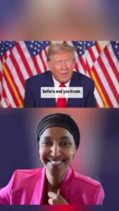 Ilhan Omar Instagram - Yes, Trump, “I am a hater” of yours. You traffic in hate, have 91 felony charges, and have a history of sexually assaulting women. Miss me with your faux outrage, while I keep delivering for my district.