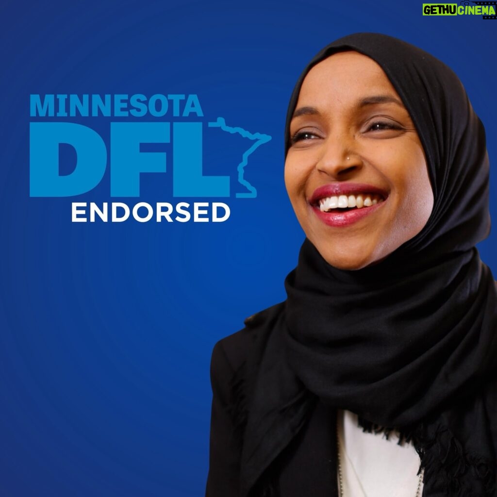 Ilhan Omar Instagram - I am honored to receive the DFL Endorsement on the first ballot. Our movement is based on the power of people—not special interests. Thanks for having my back CD 5. I’ll always have yours ❤️