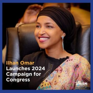 Ilhan Omar Instagram - I am honored to serve Minnesota’s Fifth District in Congress and I am excited for the opportunity to earn my constituents' vote for a fourth term. Since being elected to Congress, I am proud of the work I have done to defend and advocate for women’s rights, address the climate crisis, center human rights in our foreign policy, and protect our democracy and voting rights. My team has helped thousands of constituents restore Social Security benefits, expedite passports, reunite families, restore health insurance, and so much more. 

But the work is not over. All of the issues and rights my constituents and I care about most are under attack, and I will not back down in protecting them. I am an organizer who believes that organized people will always beat organized money, and I am excited to announce a talented and experienced team that will lead our organizing efforts this year.

I hope you will commit to caucus on February 27th. For information on how to get involved in my campaign, go to www.mobilize.us/ilhanomar/