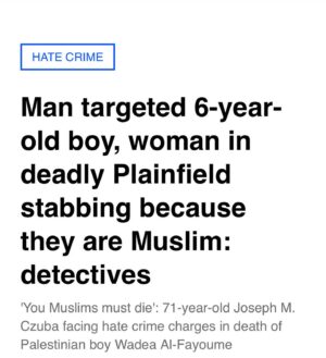 Ilhan Omar Instagram - A 6-year old boy stabbed 26 times, just for being Muslim, according to detectives.

This is unspeakable.

 I pray that love can prevail in these times of so much hate.