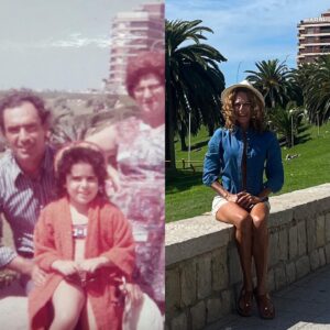 Iliana Calabró Instagram - Acá junto a mi papá y mi nonna. Aunque no estén fisicamente, me acompañaron con recuerdos y vivencias, llevándome a transitar emociones que hicieron mágica esta visita a #mardelplata . 
Por siempre vivos en mi ❤️ 
Gracias por tamaña  estela 💫💫 
los quiero💖

Gracias @perdida.mente.ok @josemariamuscari @tomas.rottemberg @agenciaab @livettimariano por acercarme a este feliz reencuentro 🤩👌