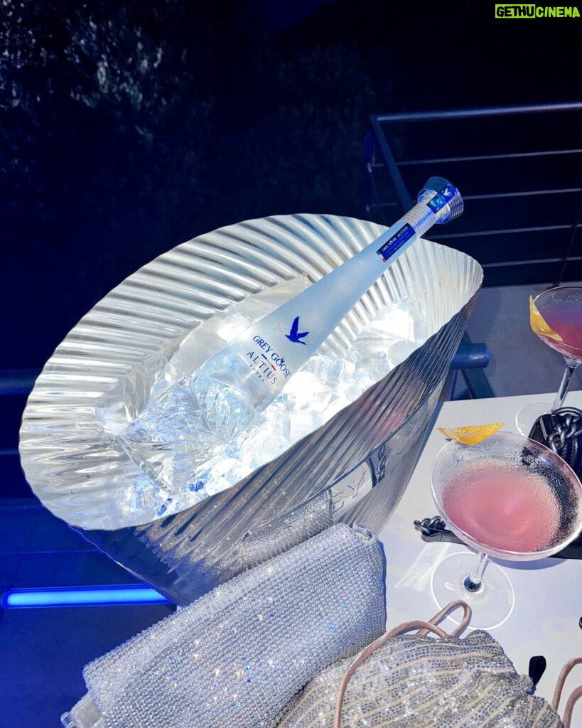 Iliana Papageorgiou Instagram - Last night in Ibiza celebrating the launch of the newest addition to the @greygoose collection, Grey Goose Altius. A glacial smoothness experience carefully bottled by hand. Bonus of the night @idriselba on the decks. Cheers 🍸 #GreyGooseAltius #ad