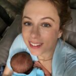 Iliza Shlesinger Instagram – the littlest man with the biggest dinner. Ethan is 3 weeks old! 👴🏼