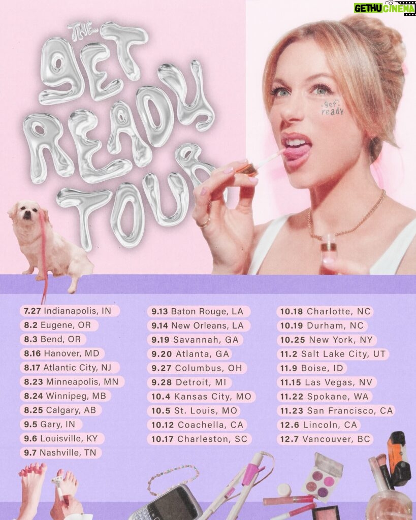 Iliza Shlesinger Instagram - PRE-SALE is LIVE for all dates of the #GetReadyTour! If you see your city, go go go get yours right now with code ILIZA: link in bio 💿🦍💕🪽🫦