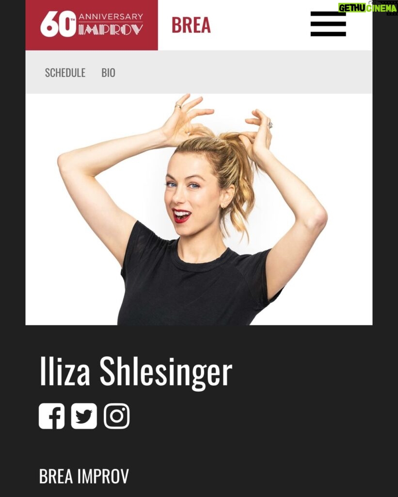Iliza Shlesinger Instagram - Four shows at @breaimprov in May! 7:30pm & 9:45pm on Friday 5/10! 7pm & 9:30pm on Saturday 5/11! Get tickets! Link in bio / story! ❤️‍🔥