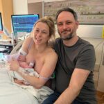 Iliza Shlesinger Instagram - Postpartum done right. I didn’t stop eating from the moment I had him until we left the hospital. ➡️ swipe to the end to see the @haveacornchips I accidentally dropped into his bassinet as I stood over him power eating and staring at my sweet little boy. It got wedged between the plastic and the mattress 🤷‍♀️ Hope he likes salty corn milk! 🧂 🌽 🥛 💦 the @yeti I just realized was there but YETI deserves a shoutout because the good ice they gave me at the hospital stayed AS ICE even after I got home. Best part is I’ve had it for years and it doesn’t give me lead poisoning. Bring it to your next delivery!