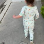 Iliza Shlesinger Instagram - We didn’t realize the soba noodles she had for dinner had green tea in them until it was too late. We took her outside to burn some of that energy before bed and were serenaded with only the beginning of “Let’s Go Fly A Kite” for, what turned out to be, a 15 min run. I was really proud that before she ran she made sure there were no crocodiles.