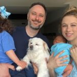 Iliza Shlesinger Instagram - He’s here and we are so excited. Tian Fu, per usual, could go either way. Introducing our son (🥹) Ethan Lyons Galuten, who entered the world on Friday night at 2/23! He’s so strong just like his name 🩵🤍 And he smells like syrup. He’s my little pancake man! 🥞 (Knowing me that will be one of a thousand nicknames) Link in bio to read more on @people.