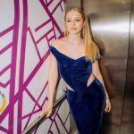 Indi Star Instagram - ~ Mert Alas Dinner Party ~ Paris Fashion Week @mertalas Velvet Navy Dress: Retrofete @retrofete Publicist: @cabinecreative Photographer: @anumphotography Hair: @joekelliz MUA: @the_makeupservice
