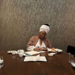 India.Arie Instagram - Thank you to my old friend really brother @e.coburn for setting me up in the private room to do my 2 favorite pass times: Write and try new food lol I lived in Eric colorful 2nd suite for the 3 years that I recorded Acoustic Soul ~ I lost my MIIIINNNND when I walked in to Nobu and he was Maitre’d!!! and when I tell you he HOOKE. ME. UP! lol I’m doing my best to gather my thoughts around the inspiration I feel gently sparking inside. From the end of 2019 to Literally Yesterday, I’d been feeling profoundly disillusioned and for that reason, pulled in and protective of myself. I’m starting to see a path forward to creating again … and so … I’m the girl using @posca_usa paint pens to write (not draw ~ tho i’ve been doing THAT TOO) on water color paper ~ beneath the Virgo Full moon @noburestaurants All the smiles are coming back. 😁😁😁😁😁😁😁😁😆😁😁😁😆