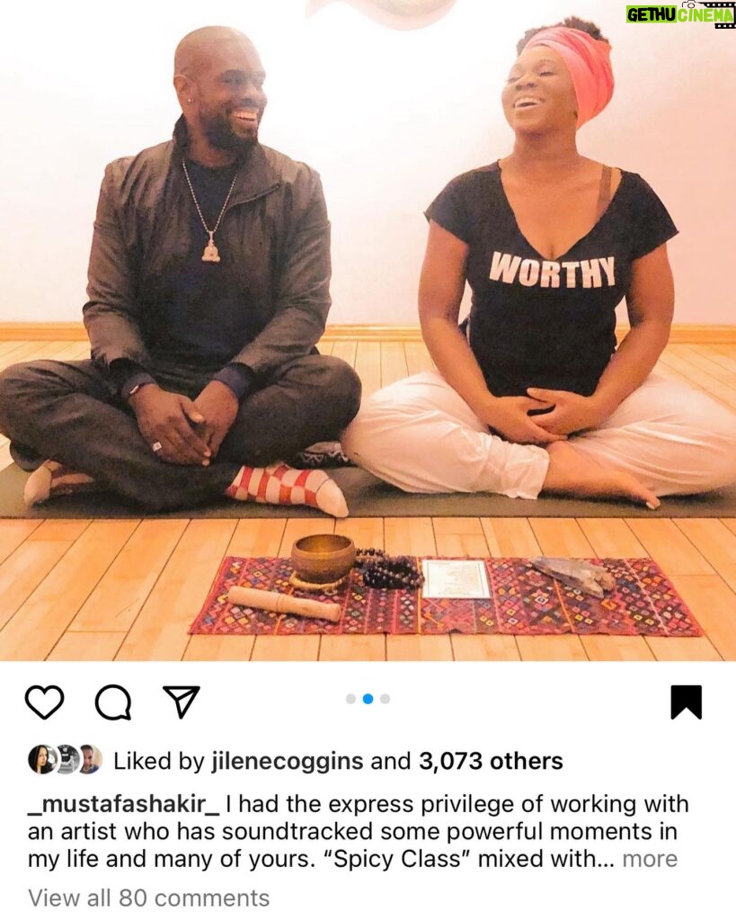 India.Arie Instagram - Take a moment to read my 💜 First of all GO GET @_mustafashakir_ NEW ALBUM : A Harlem Boi Biopic I”M ON IT! WHOOP WHOOOP!! In January 2020 ( the day after our Beloved @kobebryant and #Gigi passed) we made a short film called #welcomehome (Link In Bio) Covid kind of smothered it’s fire but I ALWAYS have hopes that the embers will flare up one day again … ANYWAY … @_mustafashakir_ accepted a RANDOM invitation to be in it ~ and I’m so GLAD, he’s been a JOY to know, and learn from and share ideas with. TODAY his album A HARLEM BOI BIOPIC was released …. and its my honor to BE ON IT!!! Our song is called “HIS EYES” Yall follow @_mustafashakir_ for all the info. Thank YOU Mustafa for your gifts. And THANK YOU @goldfingzbeatz for that inspiring message in my DM’s EVERY Monday. A PLEASURE to work with you both. And thank YOU for reading … now GO follow @_mustafashakir_ LOVE YOU ALL GN from the rainy east coast of the US
