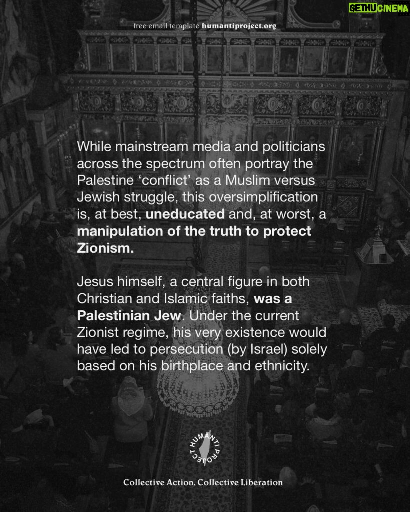 Indya Moore Instagram - 🚨Email Your Elected Official: The Christians in Palestine are being wiped out 🚨 While mainstream media and politicians across the spectrum often portray the Palestine ‘conflict’ as a Muslim versus Jewish struggle, this oversimplification is, at best, uneducated and, at worst, a manipulation of the truth to protect Zionism. The oppression of Christians in Gaza is not a recent development, but it has been exacerbated by Israel’s blockade, which has led to a decline in living conditions and access to essential services. This blockade, in effect for 17 years, has contributed to the erosion of the Christian community in Gaza through illness, isolation, and, tragically, death. On October 19th, Israel bombed the Church of Saint Porphyrius, Gaza’s oldest, killing at least 18 people. Despite the Israeli army’s statement that the church was not the target of the attack, Diana Tarazi, a 38-year-old Palestinian Christian, expressed disbelief, stating, “The missile fell directly on it. We cannot believe that the church was not their aim.” Pope Francis has repeatedly used the term “terrorism” to describe Israeli actions in Gaza, including the killing of unarmed civilians taking shelter in churches. In his Christmas Day appeal, the Pope called for “an end to the military operations with their appalling harvest of innocent civilian victims.” The persecution of Christians in Palestine is not a new phenomenon but has deep historical roots, dating back to the Nakba of 1948. Despite facing ongoing challenges, both Muslim and Christian Palestinians continue to demonstrate resilience and hope in the face of adversity, embodying the spirit of perseverance that has defined their struggle for generations. Click the link in our bio @humantiproject’s bio to send a free email to your elected official. #EndImpunity #StopArmingIsrael #EndTheOccupation #CeasefireNow #FreePalestine #sanctionsnow