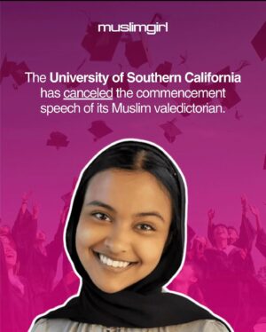 Indya Moore Instagram - in a shocking attack on free speech, USC administration has literally *cancelled graduation* 🫢

if you recall, the USC administration made the unprecedented decision to bar their muslim woman valedictorian from giving the traditional commencement speech for fear of her pro-palestine sentiments.

since then, USC campuses have erupted into full-on protest mode against the genocide in gaza. we stand with university students and their right to protest ✊🏽

follow @MuslimGirl for our coverage of the student protests at columbia and across the U.S.