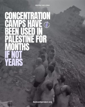 Indya Moore Instagram - 🚨CALL TO ACTION: Palestinians Tortured in Israeli Concentration Camps 🚨

CNN has reported the torture and abuse of Palestinians in a concentration camp in the Negev desert.

“The beatings were not done to gather intelligence. They were done out of revenge. It was punishment for what they (the Palestinians) did on October 7 and punishment for behaviour in the camp”.

Whistleblower testimony describes doctors amputating prisoners’ limbs due to injuries sustained from constant handcuffing, medical procedures done without anaesthesia and at times carried out by under-qualified medics. Reports also detail how Israeli forces unleashed large dogs on sleeping detainees, lobbed a sound grenade as troops barged in, and subjected prisoners to psychological and physical abuse. A field hospital in the same camp tied detainees to their beds, dressed in diapers, and fed through straws.

The treatment of detained Palestinians in these camps is a continuation of the violent and humiliating tactics employed in the light of day in Gaza. Over the past 7 months, we have seen numerous circumstances of hundreds of Palestinians rounded up, stripped, bound and blindfolded in the streets, on the backs of trucks, and in large open spaces. Evidently, this dehumanising culture of abuse and terror is systemic in the IOF.

According to Euro-Med, over 3,600 Palestinians have been ‘forcibly disappeared’ from the Gaza Strip in 7 months. 

The reign of Israeli terror and human rights abuses MUST come to an end. 

👉 EMAIL YOUR ELECTED OFFICIAL NOW! USE THE FREE TEMPLATE IN @humantiproject’s bio or visit HumantiProject.org 👈