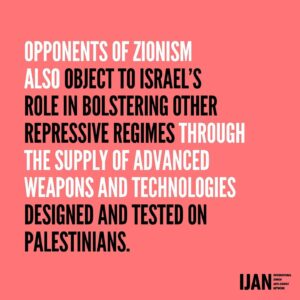 Indya Moore Instagram - Antisemitism & solidarity with Palestine are NOT the same. Those who make this inaccurate and dangerous claim seek to silence advocacy for Palestinian rights, land, & liberation. As the movement for Palestinian liberation strengthens, false accusations of antisemitism are on the rise.

This is the first post in a series where we at the International Jewish Anti-Zionist Network (IJAN) will break down anti-Zionism, antisemitism, why they’re different, & why that matters.

Read our full text IJAN.org/AZ (LINK IN BIO) where we expand on these definitions and provide a direct response to the Zionist strategy of conflating the two in order to discredit anyone fighting for a free Palestine.

WHAT IS ZIONISM?
Zionism is Jewish nationalism.

It was the ideological basis of the Nakba (Catastrophe) wherein Zionists massacred, displaced, & dispossessed over 750k Palestinian people as part of the 1948 founding of the State of Israel.

Zionism remains the driving force of Israel’s conduct: its expansionism, its granting of privileged citizenship to Jews, & its mistreatment of Palestinians through occupation, apartheid, ethnic cleansing, sieges, genocidal military campaigns, & other forms of extreme violence. 

Zionism is a belief, not a people.
It is not and never has been the same as Judaism or Jewish identity.

WHAT IS ANTI-ZIONISM?
As long as there has been Zionism, there has been opposition to it - among Jews, Palestinians, & many others. 

Anti-Zionists object to Zionism because it is racist. Zionism privileges Jewish lives (particularly the lives of Ashkenazi and European Jews) above all others, especially over Palestinian lives. Opposing Zionism is an essential part of combating racism. One cannot be truly anti-racist without being anti-Zionist.

WHAT IS ANTISEMITISM?
Antisemitism is prejudice, hatred, or violence directed at Jews because they are Jewish. Antisemitism today is centered in the far-right, where white supremacy, Christian Nationalism, & Christian Zionism are dominant.

Antisemitism is a threat that must be countered by all who oppose racism, white supremacy, & religious discrimination.

The end to antisemitism lies in collective liberation, not Zionism.