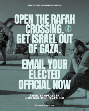 Indya Moore Instagram - 🚨 ISRAEL HAS BLOCKED THE RAFAH CROSSING - ACT NOW 🚨

Israel has initiated a deadly ground invasion into Rafah, resulting in the loss of hundreds of lives, including men, women, and children. Many leaders considered a Rafah incursion to be a “RED LINE” that Israel must not cross, why are they silent?

After issuing evacuation orders for Rafah, many Palestinians fled to Nuseirat camp, which has subsequently been shelled by Israeli military - hitting children. Israel has also besieged the Rafah crossing, the sole exit point for two million people in Gaza. The spokesperson for the Gaza border crossing authority has described how Israel has “sentenced the residents of the Strip to death” by shutting the Rafah border crossing with Egypt. This is a deliberate act by Israel to stop all aid into the strip, once again irrefutably proving their desire to starve Gaza to death.

👉 EMAIL YOUR ELECTED OFFICIAL NOW! USE THE FREE TEMPLATE IN @humantiproject’s BIO 👈