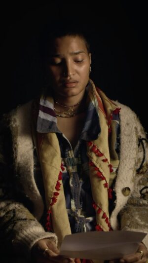 Indya Moore Instagram - Dareen al-Bayaa, 11 years old, lost dozens of her family members in a single airstrike, Gaza, February 2024 - Read By Indya Moore, Actor & Model.
