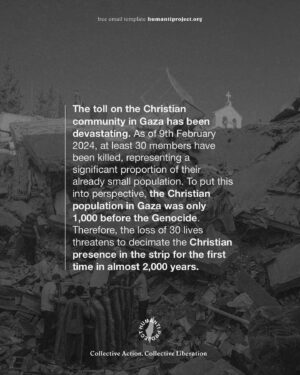 Indya Moore Instagram - 🚨Email Your Elected Official: The Christians in Palestine are being wiped out 🚨

While mainstream media and politicians across the spectrum often portray the Palestine ‘conflict’ as a Muslim versus Jewish struggle, this oversimplification is, at best, uneducated and, at worst, a manipulation of the truth to protect Zionism.

The oppression of Christians in Gaza is not a recent development, but it has been exacerbated by Israel’s blockade, which has led to a decline in living conditions and access to essential services. This blockade, in effect for 17 years, has contributed to the erosion of the Christian community in Gaza through illness, isolation, and, tragically, death.

On October 19th, Israel bombed the Church of Saint Porphyrius, Gaza’s oldest, killing at least 18 people. Despite the Israeli army’s statement that the church was not the target of the attack, Diana Tarazi, a 38-year-old Palestinian Christian, expressed disbelief, stating, “The missile fell directly on it. We cannot believe that the church was not their aim.”

Pope Francis has repeatedly used the term “terrorism” to describe Israeli actions in Gaza, including the killing of unarmed civilians taking shelter in churches. In his Christmas Day appeal, the Pope called for “an end to the military operations with their appalling harvest of innocent civilian victims.”

The persecution of Christians in Palestine is not a new phenomenon but has deep historical roots, dating back to the Nakba of 1948. Despite facing ongoing challenges, both Muslim and Christian Palestinians continue to demonstrate resilience and hope in the face of adversity, embodying the spirit of perseverance that has defined their struggle for generations.

Click the link in our bio @humantiproject’s bio to send a free email to your elected official.

#EndImpunity #StopArmingIsrael #EndTheOccupation #CeasefireNow #FreePalestine #sanctionsnow