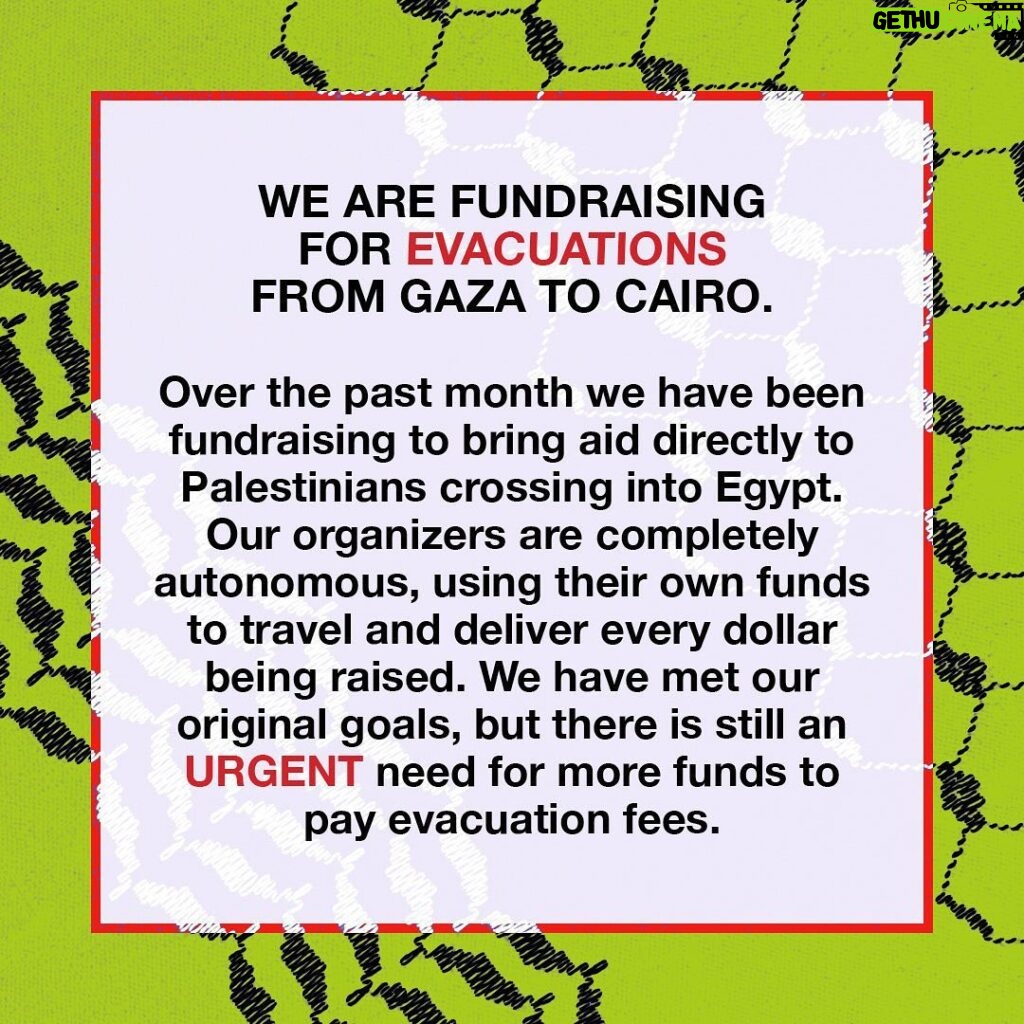 Indya Moore Instagram - WE ARE FUNDRAISING FOR EVACUATIONS FROM GAZA TO CAIRO. Over the past month we have been fundraising to bring aid directly to Palestinians crossing into Egypt. Our organizers are completely autonomous, using their own funds to travel and deliver every dollar being raised. We have met our original goals, but there is still an URGENT need for more funds to pay evacuation fees. As of this week, 6 members of our team have arrived in Egypt and used the funds we’ve raised to register 23 people for evacuation across the border. This method has proven to be successful. We are witnessing the urgency of this need first hand, and are prepared to move more funds for evacuations immediately. This is where you come in. Each evacuation must be paid for in USD. The last few weeks have shown our collective power and the material impact of mutual aid. The border can close at any time, therefore this request is critical. The amount needed is far too much for one person to raise alone. Can you support this work? Zelle: colin.hagendorf@gmail.com (preferred method) Venmo: @Lizzie-Conner PayPal: lizzzie.conner@gmail.com CashApp: $LizzieConner To avoid delays, please do not include any Palestine-related comments or emojis: No flags, watermelons, colors, any version of the word P@lest1ne, etc. Please put the word “gift” or a gift emoji in the comments of your donation. Mutual aid is the foundation of our collective liberation. We need everyone. Together we can all get free.