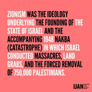 Indya Moore Instagram - Antisemitism & solidarity with Palestine are NOT the same. Those who make this inaccurate and dangerous claim seek to silence advocacy for Palestinian rights, land, & liberation. As the movement for Palestinian liberation strengthens, false accusations of antisemitism are on the rise.

This is the first post in a series where we at the International Jewish Anti-Zionist Network (IJAN) will break down anti-Zionism, antisemitism, why they’re different, & why that matters.

Read our full text IJAN.org/AZ (LINK IN BIO) where we expand on these definitions and provide a direct response to the Zionist strategy of conflating the two in order to discredit anyone fighting for a free Palestine.

WHAT IS ZIONISM?
Zionism is Jewish nationalism.

It was the ideological basis of the Nakba (Catastrophe) wherein Zionists massacred, displaced, & dispossessed over 750k Palestinian people as part of the 1948 founding of the State of Israel.

Zionism remains the driving force of Israel’s conduct: its expansionism, its granting of privileged citizenship to Jews, & its mistreatment of Palestinians through occupation, apartheid, ethnic cleansing, sieges, genocidal military campaigns, & other forms of extreme violence. 

Zionism is a belief, not a people.
It is not and never has been the same as Judaism or Jewish identity.

WHAT IS ANTI-ZIONISM?
As long as there has been Zionism, there has been opposition to it - among Jews, Palestinians, & many others. 

Anti-Zionists object to Zionism because it is racist. Zionism privileges Jewish lives (particularly the lives of Ashkenazi and European Jews) above all others, especially over Palestinian lives. Opposing Zionism is an essential part of combating racism. One cannot be truly anti-racist without being anti-Zionist.

WHAT IS ANTISEMITISM?
Antisemitism is prejudice, hatred, or violence directed at Jews because they are Jewish. Antisemitism today is centered in the far-right, where white supremacy, Christian Nationalism, & Christian Zionism are dominant.

Antisemitism is a threat that must be countered by all who oppose racism, white supremacy, & religious discrimination.

The end to antisemitism lies in collective liberation, not Zionism.