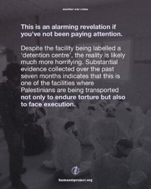 Indya Moore Instagram - 🚨CALL TO ACTION: Palestinians Tortured in Israeli Concentration Camps 🚨

CNN has reported the torture and abuse of Palestinians in a concentration camp in the Negev desert.

“The beatings were not done to gather intelligence. They were done out of revenge. It was punishment for what they (the Palestinians) did on October 7 and punishment for behaviour in the camp”.

Whistleblower testimony describes doctors amputating prisoners’ limbs due to injuries sustained from constant handcuffing, medical procedures done without anaesthesia and at times carried out by under-qualified medics. Reports also detail how Israeli forces unleashed large dogs on sleeping detainees, lobbed a sound grenade as troops barged in, and subjected prisoners to psychological and physical abuse. A field hospital in the same camp tied detainees to their beds, dressed in diapers, and fed through straws.

The treatment of detained Palestinians in these camps is a continuation of the violent and humiliating tactics employed in the light of day in Gaza. Over the past 7 months, we have seen numerous circumstances of hundreds of Palestinians rounded up, stripped, bound and blindfolded in the streets, on the backs of trucks, and in large open spaces. Evidently, this dehumanising culture of abuse and terror is systemic in the IOF.

According to Euro-Med, over 3,600 Palestinians have been ‘forcibly disappeared’ from the Gaza Strip in 7 months. 

The reign of Israeli terror and human rights abuses MUST come to an end. 

👉 EMAIL YOUR ELECTED OFFICIAL NOW! USE THE FREE TEMPLATE IN @humantiproject’s bio or visit HumantiProject.org 👈