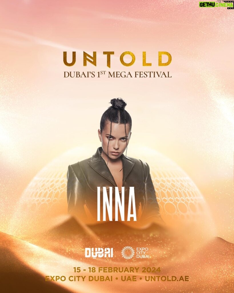 Inna Instagram - ✨ARTIST ANNOUNCEMENT: Dubai, make some noise for @inna because she will be here next week, performing at your 1st Mega Festival: UNTOLD. 🎫 You still have time to get your ticket! untold.ae