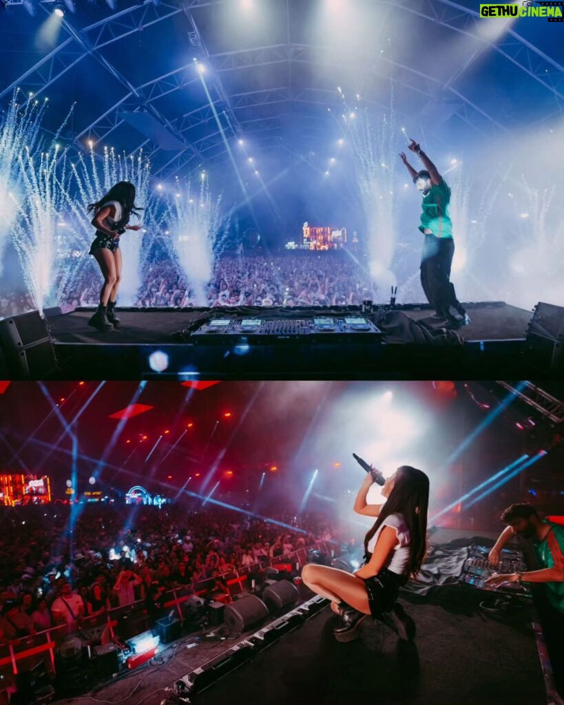 Inna Instagram - Mexico, te amamos! I love to share the stage with @r3hab as you can see! 🇲🇽🙏🍾🦎 Y que VIVA Mexico!