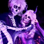 Irina Voronina Instagram - Another Epic Halloween in the books for 2023! DJs De Los Muertos rocked the neighborhood, and @irinavoronina rocked our makeup. 💀💀