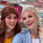 Irina Voronina Instagram - When you friend @alisonmichellewaite asks you to dress up as Elsa for @mattel Children’s Hospital visit you say yes 😄👍 Thank you One Step Closer Foundation for all that you do. 🙏 I hope all the kiddos get well soon! @1scf @uclamch