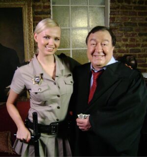 Irina Voronina Instagram - Got to catch up with @domirrera last night at @thecomedychateau ! I think we both aged well since Supreme Court of Comedy in 2008! 🙌😄🎤

#standupcomedy #irinavoronina #thecomedychateau #domirrera
