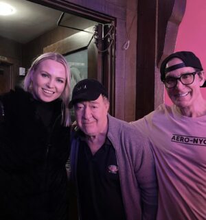 Irina Voronina Instagram - Got to catch up with @domirrera last night at @thecomedychateau ! I think we both aged well since Supreme Court of Comedy in 2008! 🙌😄🎤

#standupcomedy #irinavoronina #thecomedychateau #domirrera