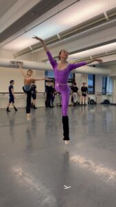 Isabella Boylston Instagram - Everyone needs a lucky purple unitard 🔮