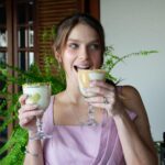 Isabella Santoni Instagram - Receitinha super fácil com o Whey Fior di Latte da @go3oficial ✨💜 Já quero ver vocês reproduzindo e partindo pro #MovimentoGo3 🥰 #Go3Oficial #Publicidade