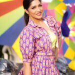 Iti Acharya Instagram - @itiacharya south actress in @samantasbyaparna at @iffigoa . A vibrant soul salying at a award ceremony in our printed co-ord set . Accomplishing the perfect vibes of goa in @samantasbyaparna slay your vibes and dm us to order now.