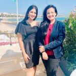 Iti Acharya Instagram - Cannes film festival 2023 special interview with Indian News Channel @ddindialive and the super Charismatic @munmun.bhattacharya.96 @festivaldecannes @ficci_india @ficci_frames @nfdcindia @mib_india @pibindia Wearing @_haute_sauce_ @shopwithsohi @brownsugar.in Styled by @natashaabothra @tarininirulaaccessories @merlin_babaji @abhi.acharya.music #cannes #cannes2023 #indiaatcannes #cannesfilmfestival #itiacharya #news