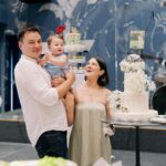 Iza Calzado Instagram - What makes a celebration sweeter and special is cake or, in this case, cupcakes and a bunch of cakes! Thank you @cupcakelabph for spiking our hearts and tummies with delicious desserts and helping us surprise Ralph and Bianca with a wedding cake! 🍰