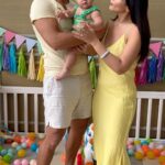 Iza Calzado Instagram - It’s been a blissful 10 months with our bundle of joy, Deia Amihan! 🌻💝 Mahal na mahal ka namin, anak! 💘