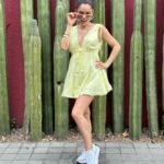 Jéssica Segura Instagram - ¿Qué foto prefieres? 1 Jovenazo 2 tomando el sol o 3 princesa jajajaja • Obvio mi #outfit es de @monjevy y es uno de mis favoritos para esta temporada • Y mis inseparables @conversemexico la más cómodo de el mundo y súper cool • #look #outfit #ootd #trend #color #lime #shop #fashion #streetstyle #streetwear #girlpower #smile #photo