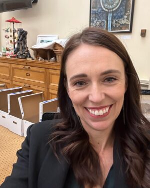 Jacinda Ardern Instagram - Big day today. Spending a few hours packing and sorting papers for the archives, and then this afternoon I give my last speech to parliament (it’s at 5.30pm on Freeview channel 31 if you’re interested in tuning in.) Lots of mixed emotions…and a very long list of things to do!