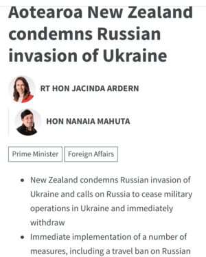 Jacinda Ardern Instagram - The world needs to send a strong and clear message over Russia’s actions in Ukraine. New Zealand will implement a number of measures in response including: 
Introduce targeted travel bans against Russian Government officials and other individuals associated with the Russian invasion of Ukraine, in line with a number of our partners;
Prohibit the export of goods to Russian military and security forces; and
Suspend bilateral foreign ministry engagement until further notice. My heart goes out to the people of Ukraine. It didn’t have to be this way, and we have a duty to provide swift and ongoing condemnation of the actions that are putting their lives at risk.