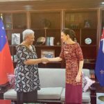 Jacinda Ardern Instagram - Just landed back in Wellington (we were welcomed back with a traditional landing too 😂) after a quick but really important visit to commemorate the 60th Anniversary of the signing of the Treaty of Friendship between Aotearoa New Zealand and Samoa. As part of the visit I met with Samoa’s Head of State, Afioga Tuimalealiifano Vaaletoa Sualauvi II, and Prime Minister Fiamē Naomi Mataʻafa where we discussed things like our new climate partnership. But the treaty of friendship isn’t just about the Government of the day, it’s about all our people - so it was fantastic to be joined by party leaders from almost every party in the New Zealand Parliament as we met with the Samoan Cabinet today. We also had the privilege of having iwi leaders, church, business and community representatives with us too. I was asked to describe the visit in one word - I chose “warm and productive” because one word wasn’t enough! Thanks to everyone who made the visit such a success. Back into the debating chamber tomorrow!