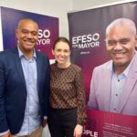 Jacinda Ardern Instagram - A treat to catch up with Efeso Collins and vote for him on the same day. Efeso has an awesome team of volunteers working with him, and together they’ve been campaigning for many of the same things we have been. Growing public transport options for Aucklanders, addressing climate change, and an inclusive city. Today is the last day that you can post your ballot paper back, but till Saturday you can still have your say by returning your ballot via the vote boxes at 65 Countdown supermarkets, 11 Auckland Transport hubs, libraries, council service centres as well as 29 vote box pop-up locations across Tāmaki Makaurau. #efesocollinsformayor