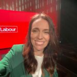 Jacinda Ardern Instagram – Quick sound check before my speech this afternoon! You’re welcome to join us virtually – we’ll be streaming from 1.30pm on my Facebook page! See you then…