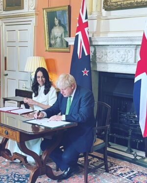 Jacinda Ardern Instagram - Just at the airport and finally have a chance to post about the last two days in London! Today I had the chance to catch up with the Duke of Cambridge. We talked about a whole range of things but at the end I took the chance to share a bit of merch for the upcoming Rugby Women’s World Cup, which we’re hosting this year! Then it was onto a meeting with the Leader of the Opposition, Sir Keir Starmer. 
Yesterday the day started with a bit of tourism promotion, and then we spent a good couple of hours with Prime Minister, Boris Johnson, for a bilateral meeting – and to confirm an extension to the reciprocal Working Holiday/Youth Mobility Scheme we currently have with the UK. This will extend the age of eligibility from 30 to 35 years, and extend the length of visa from roughly two years to three years. 
Then it was onto a foreign policy event at Chatham House, followed by  reception with businesses connected to NZ trade, tourism and investment. It’s been a busy but great couple of days.